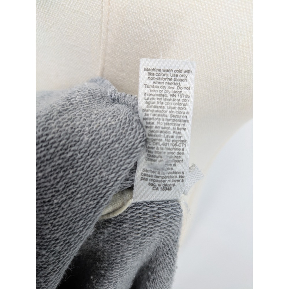 Jerzees Ohio OH Hoodie Mens Large Gray Raglan Graphic Sweatshirt Cozy Loungewear - Picture 8 of 12